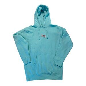 Mogul Moves Embroidered Hoodie Mint Blossom Size Medium NEW